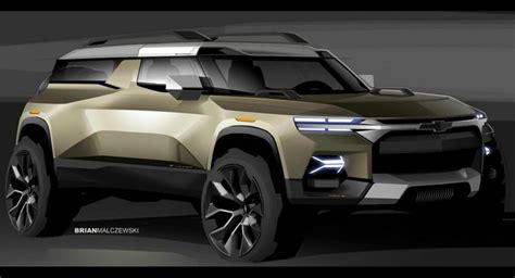 GM Design Shows Puffed Up Two-Door Chevy Blazer Render | Carscoops