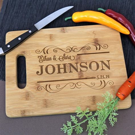 Personalized Cutting Board - Monogram Online