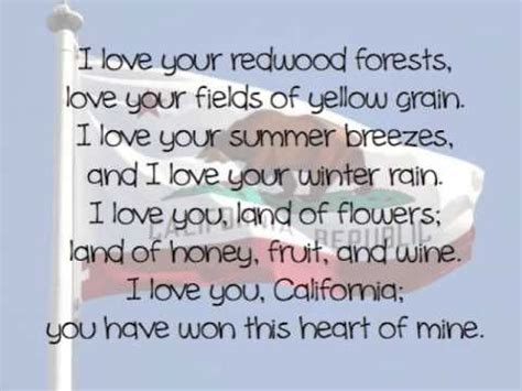 CA State song | California state symbols, California love, My love