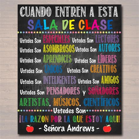 Spanish Classroom Rules Poster Tidylady Printables - vrogue.co