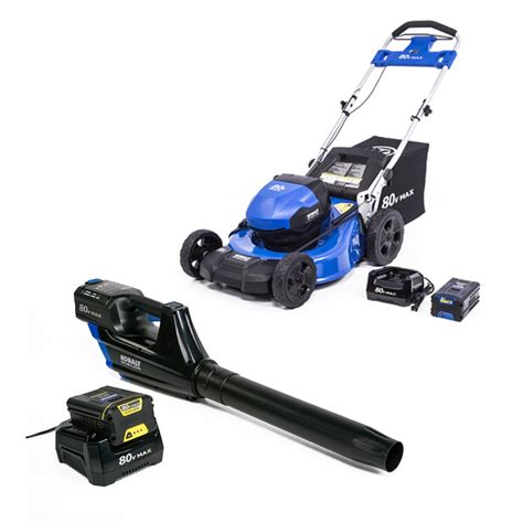 Shop Kobalt Kobalt 80V 2pc. Combo 21" Push Mower & Blower at Lowes.com