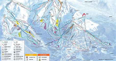 Courchevel 1850 Piste Map | Ski Maps & Resort Info | PistePro