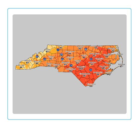 Weather Map For Nc - Allyce Maitilde