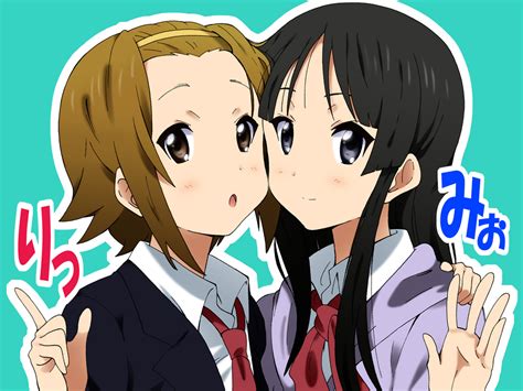 ritsu & mio - Ritsu Tainaka and Mio Akiyama Fan Art (15807854) - Fanpop