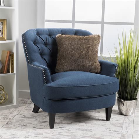 Best navy blue accent chair - Your House