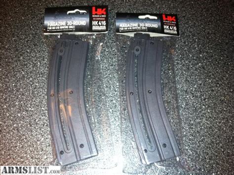 ARMSLIST - For Sale: HK 416 22lr 30 Round Magazines