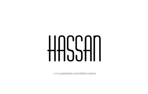 Hassan Name Tattoo Designs