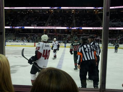 Probably the best seats I've had at a sporting event ever. : r/hockey