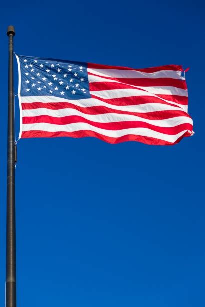 American Flag On The Pole Free Stock Photo - Public Domain Pictures