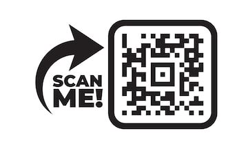 Premium Vector | Scan me icon with QR code
