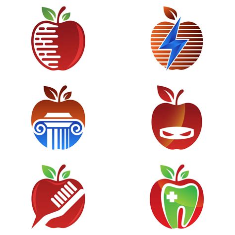 Apple Logo Design Set - MasterBundles