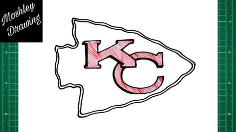 How to Draw Kansas City Chiefs Logo - NFL Team Logo - YouTube