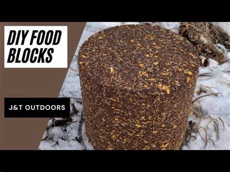 Homemade Deer Food Blocks DIY Guide