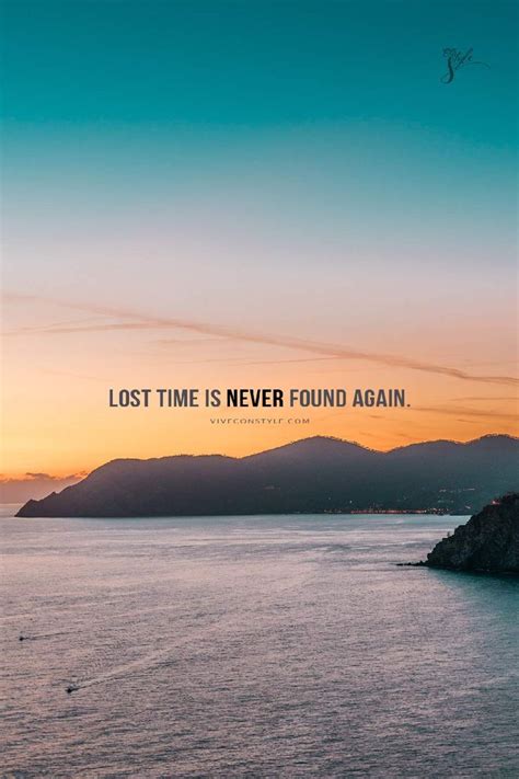 Lost time Is never Found again. | Quotes wallpaper for mobile ...