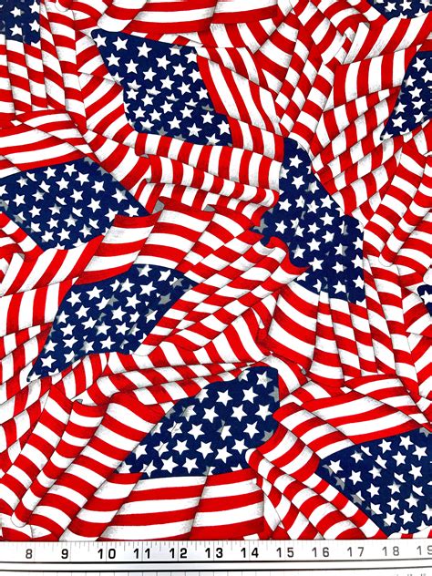 USA Fag fabric American flag fabric Patriotic USA fabric