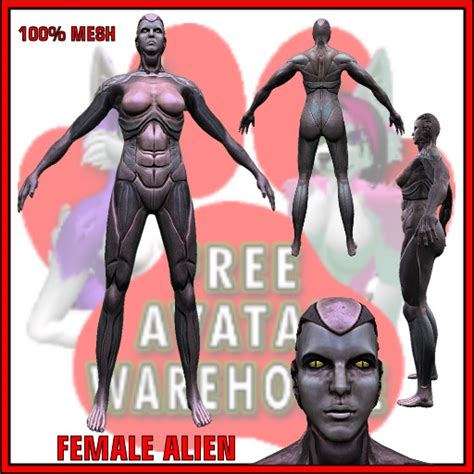 Second Life Marketplace - Female Alien Avatar