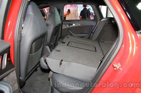 Audi RS6 Avant rear seats folded India launch