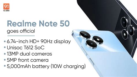 Realme Note 50 launched in Philippines as the company's first Note series phone: price, specs