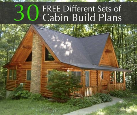 Free 30 Different Sets Of Cabin Build Plans - Homestead & Survival