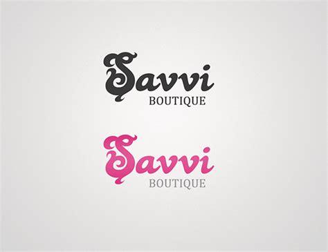 Savvi Boutique: Logo type + Business Card Design on Behance