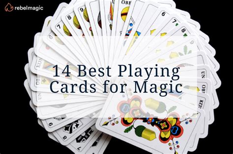 Playing Cards: List of Best 14 Playing Cards For Magic - Rebel Magic