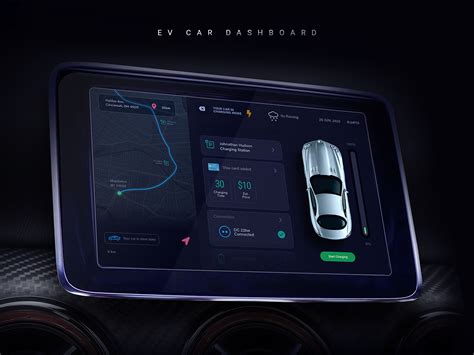 Electric Car Dashboard UI :: Behance