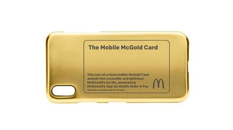 McDonald's launches McGold Card contest for chance to win free food for ...