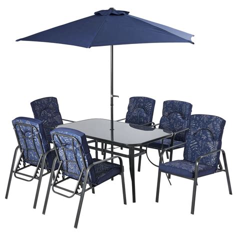 Wilko Venice Padded Six Seat Garden Set | Wilko