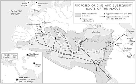 Plague of Justinian, Eastern Roman Empire [1715x1065] : MapPorn