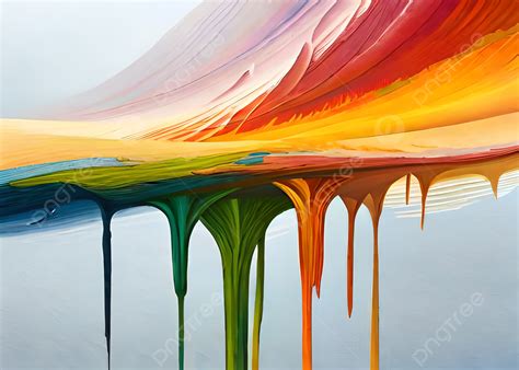 Abstract Dripping Color Strokes Oil Paint Overlay Texture Background, Colorful, Abstract, Paint ...