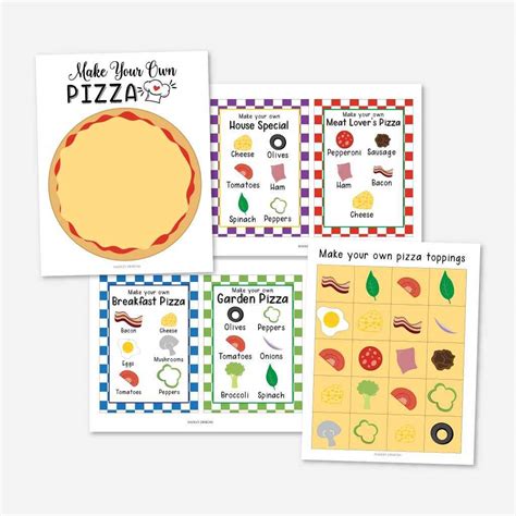 Pizza Party Recipe Game Printable | Hadley Designs | Reviews on Judge.me