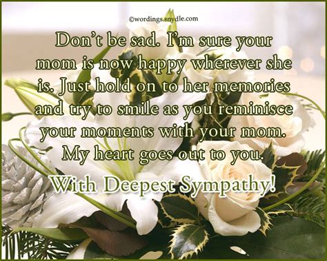 Condolences Messages For Loss Of Mother Images Images - vrogue.co