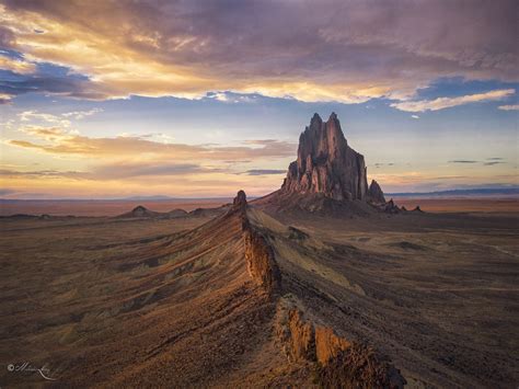 Shiprock | Places to go, Natural landmarks, Aerial view