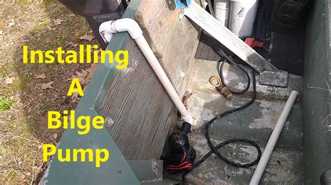 Jon Boat Bilge Pump Installation - YouTube