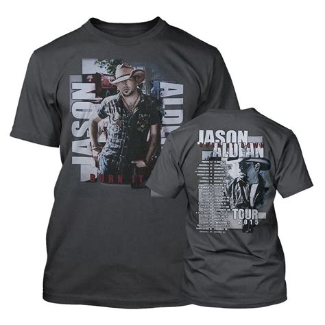 Jason Aldean 2015 Tour T-Shirt | Tour t shirts, T shirt, Mens tops