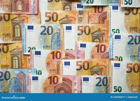 European Union Money Currency Euro Different Paper Notes Stock Image - Image of union, european ...