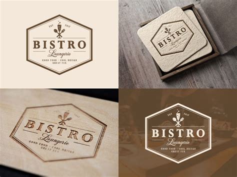 Elegant Restaurant / Bistro / Brasserie Logo Design by Jana Novak Logo ...