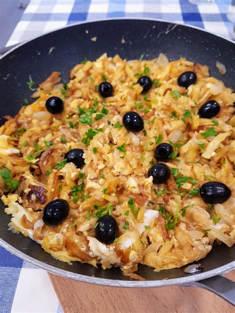 Bacalao dorado o bacalhau a bras - La Cocina de Pedro y Yolanda