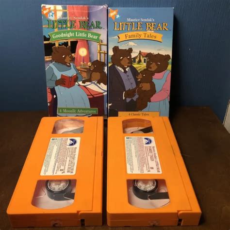 VINTAGE LITTLE BEAR Nickelodeon Nick Jr VHS Movie Tape Lot - Family, Goodnight £7.40 - PicClick UK