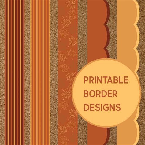 Fall Leaves Bulletin Board Border Bundle - Printable PDF