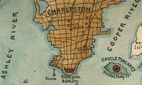 Fort Sumter Battle Map 1861 - Etsy