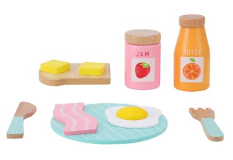 Wooden Toy Food - Breakfast Set, Hobbies & Toys, Toys & Games on Carousell