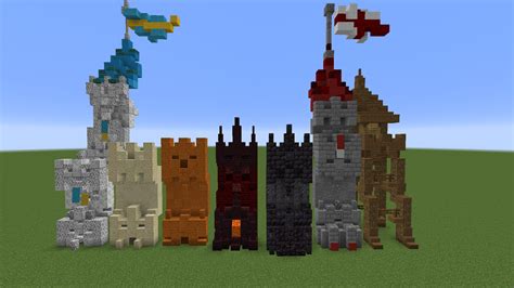 Minecraft Medieval Castle Walls