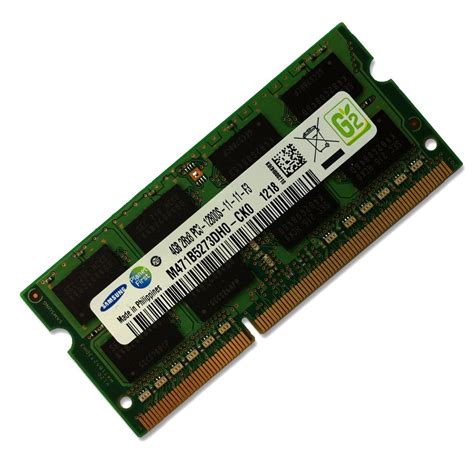 Malaysia Samsung 4GB DDR3 PC3 12800 1600MHz 204 Pin Memory Module RAM ...