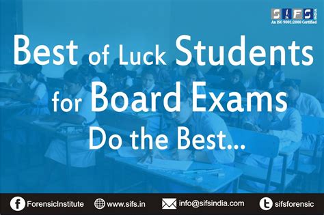 Keep Calm and do the Best… Good Luck for board Exams. #SIFS India would like to extends wishes ...