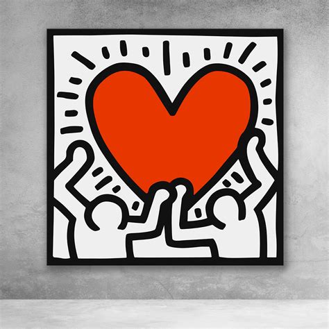 Pop Art Love Keith Haring | Keith haring art, Pop art love, Graffiti wall art