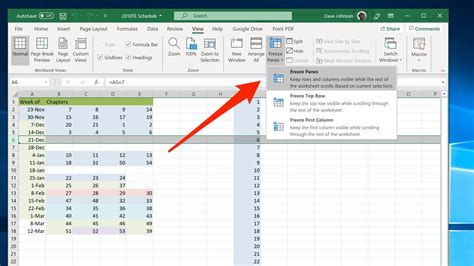 How To Freeze Panes In Excel Lock Columns And Rows