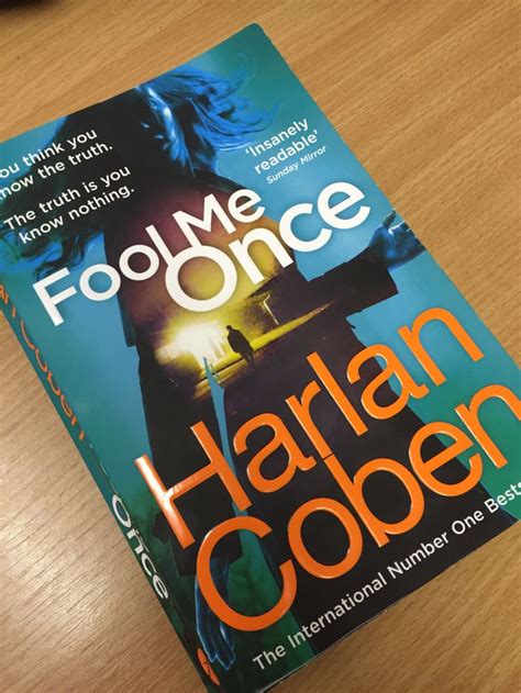 Fool Me Once by Harlan Coben book review | Fool me once, The fool, Book ...