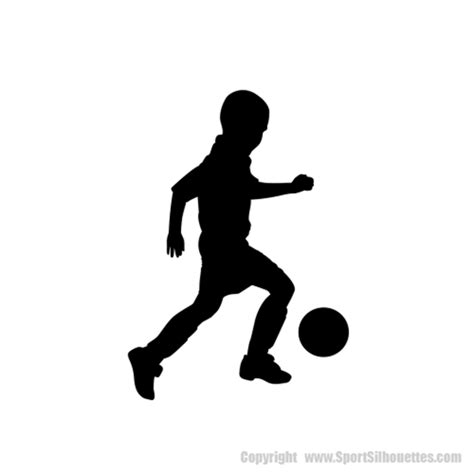 BOY PLAYING SOCCER WALL DECALS (Boy Playing Soccer Wall Silhouettes) Boy Playing Soccer Wall ...