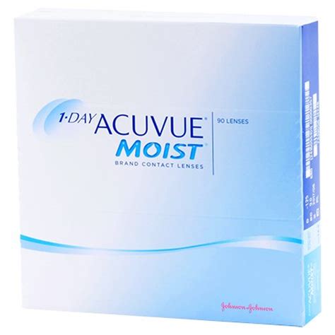 1-DAY ACUVUE MOIST 90 Pack Contact Lenses by Johnson & Johnson Vision Care, Inc. - Walmart Contacts